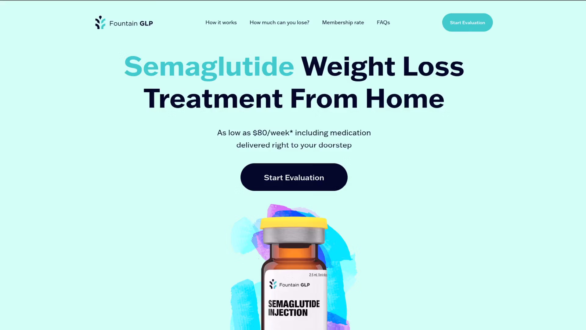 FountainGLP — home page of the live site